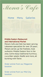 Mobile Screenshot of monascafeanddeli.com